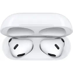 هدفون بی‌ سیم اپل مدل AirPods نسل سوم با محفظه شارژ با سیم