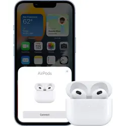 هدفون بی‌ سیم اپل مدل AirPods نسل سوم با محفظه شارژ با سیم