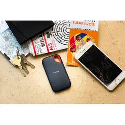 هارد اکسترنال SSD سن دیسک مدل SDSSDE61-1T00-G25 Extreme Portable ظرفیت 1 ترابایت