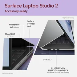 لپ تاپ 14 اینچی مایکروسافت مدل Surface Laptop Studio 2 i7-32GB-1TB 2023 RTX 2000