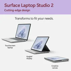 لپ تاپ 14 اینچی مایکروسافت مدل Surface Laptop Studio 2 i7-64GB-2TB 2023 RTX 4050