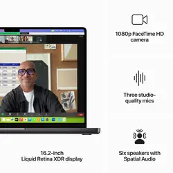 لپ تاپ 16 اینچی اپل مدل MacBook Pro MRW23 2023