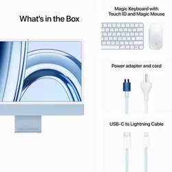 آی مک 24 اینچی اپل مدل M3(8C-10C)-8GB-256GB 2023