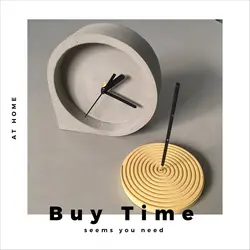 ساعت رومیزی بتنی