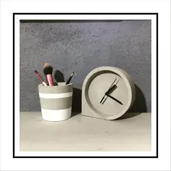 ساعت رومیزی بتنی