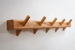 رخت آویز دیواری چوبی