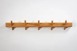 رخت آویز دیواری چوبی