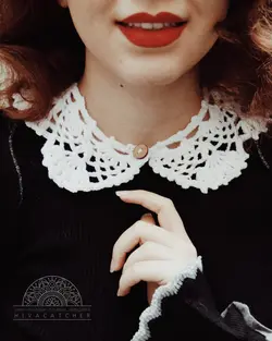 یقه مکرومه ولنتینا