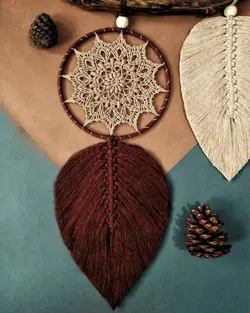 آویز مکرومه طبیعت