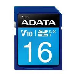 کارت حافظه ای دیتا 16 گیگابایت ADATA Premier SDXC/SDHC UHS I