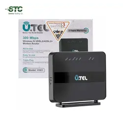 مودم روتر بی سیم VDSL/ADSL Plus یوتل UTEL V301