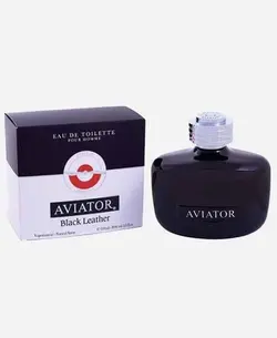 ادو تویلت پاریس بلو مدل Aviator Black Leather مردانه