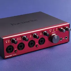 کارت صدا فوکوسرایت مدل Focusrite Clarett+ 4Pre