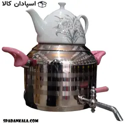 کتری قوری تی ام (TM) دسته باکالیت صورتی 6 لیتری