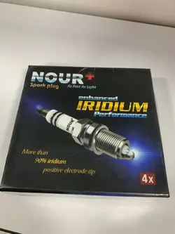 شمع نور پایه کوتاه سوزنی ایتریوم NOUR BKR6FIX,  FR8DI30 (یک بسته، چهار عدد)