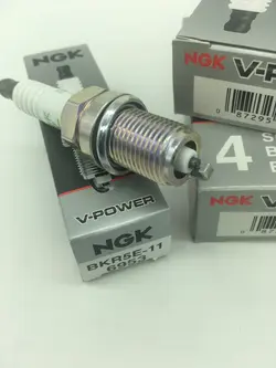 شمع پایه کوتاه نیکل فیلر11 ان جی کا NGK BKR5E-11 6953