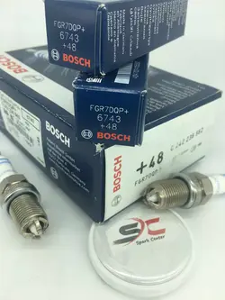 شمع بوش سوزنی چهار پلاتین BOSCH FGR7DQP+ +48(یک عدد)