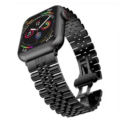 بند اپل واچ جیتک مدل G-Tech Butterfly Buckle Watch Band Strap black 38/40/41mm