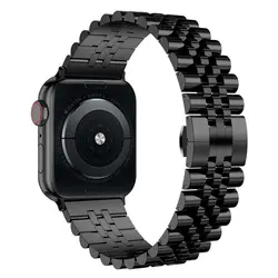 بند اپل واچ جیتک مدل G-Tech Butterfly Buckle Watch Band Strap black 38/40/41mm