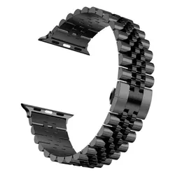 بند اپل واچ جیتک مدل G-Tech Butterfly Buckle Watch Band Strap black 38/40/41mm
