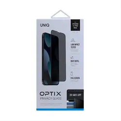 گلس یونیک برای گوشی آیفون 13 پرو مکس / 14 پلاس  مدل  UNIQ OPTIX PRIVACY iPhone 13 Pro Max / 14 Plus