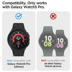 گادر محافظ گلکسی واچ 5 پرو برند اسپیگن مدل Galaxy Watch 5 Pro (45mm) Case Liquid Air