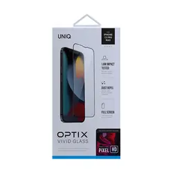 گلس یونیک برای گوشی آیفون 13/14/13 پرو مدل UNIQ Optix Vivid iPhone 13/14/13 Pro