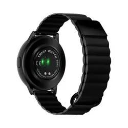 بند ساعت هوشمند مدل چرمی مگنتی برند جیتک سایز 20mm