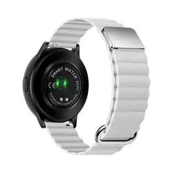 بند ساعت هوشمند مدل چرمی مگنتی برند جیتک سایز 20mm