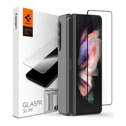 محافظ صفحه نمایش اسپیگن Spigen GLAS.tR Glass Galaxy Z Fold 3  همراه با فیلم محافظ لولا