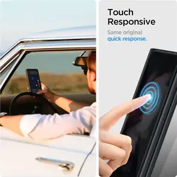 محافظ صفحه نمایش اسپیگن Spigen GLAS.tR Glass Galaxy Z Fold 3  همراه با فیلم محافظ لولا