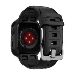 بند و کاور اپل واچ اسپیگن سایز 44/45 | Spigen Rugged Armor Pro Apple Watch Series 8/7/SE/6 Case