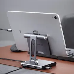 هاب استند نگهداره USB-C آیپد | ESR 8-in-1 Portable Stand Hub