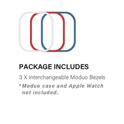 بامپر مخصوص گارد اپل واچ یونیک مدل Moduo | Uniq Moduo 3-in-1 PC Bezel Protector Bundle 45/44mm