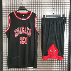 لباس بسکتبال شیکاگو بولز جردن (مشکی)