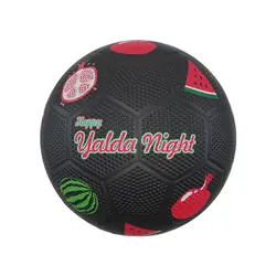 توپ فوتبال شب یلدا طرح شماره 1 سایز 4 لاستیکی