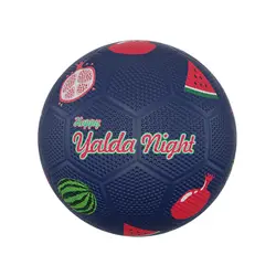 توپ فوتبال شب یلدا طرح شماره 1 سایز 4 لاستیکی