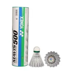 توپ بدمینتون یونکس مدل Mavis 500 بسته ۶ عددی