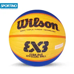 توپ بسکتبال لاستیکی بتا سایز 6 ویلسون طرح 3x3