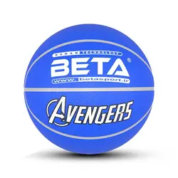 توپ بسکتبال لاستیکی سایز5(طرح کاپیتان آمریکا)