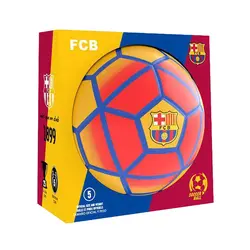 توپ فوتبال چرمی سایز ۵ باشگاهی بارسلونا (BARCELONA)