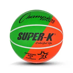 توپ بسکتبال لاستیکی سایز3(طرح الوان) – PBR3(MC)