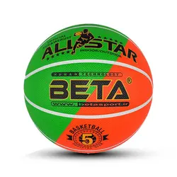 توپ بسکتبال لاستیکی سایز5(طرح الوان)-PBR5(MC)