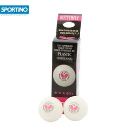 توپ پینگ پنگ باترفلای مدل 3 ستاره بسته بندی 3 عددی