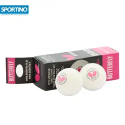 توپ پینگ پنگ باترفلای مدل 3 ستاره بسته بندی 3 عددی