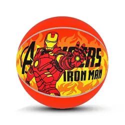 توپ بسکتبال لاستیکی سایز5(طرح آیرون من)