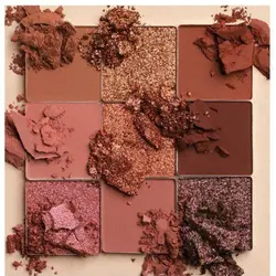 مینی پالت سایه 9 رنگی نود هدی  موجی(مدیوم) HUDA MOJI اورجینال (تضمین اصالت کالا)