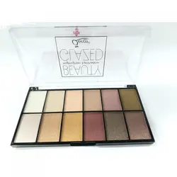 سایه چشم و هایلایتر ۱۲ رنگ ۰۱ BEAUTY GLAZED