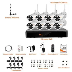 پکیج دوربین وایرلس 8 کانال corsee | پکیج دوربین مداربسته وایرلس
