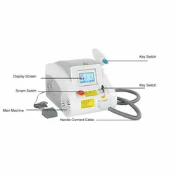 لیزر کیوسوئیچ پاک کننده تاتو و لک مدل Q-Switch J-200